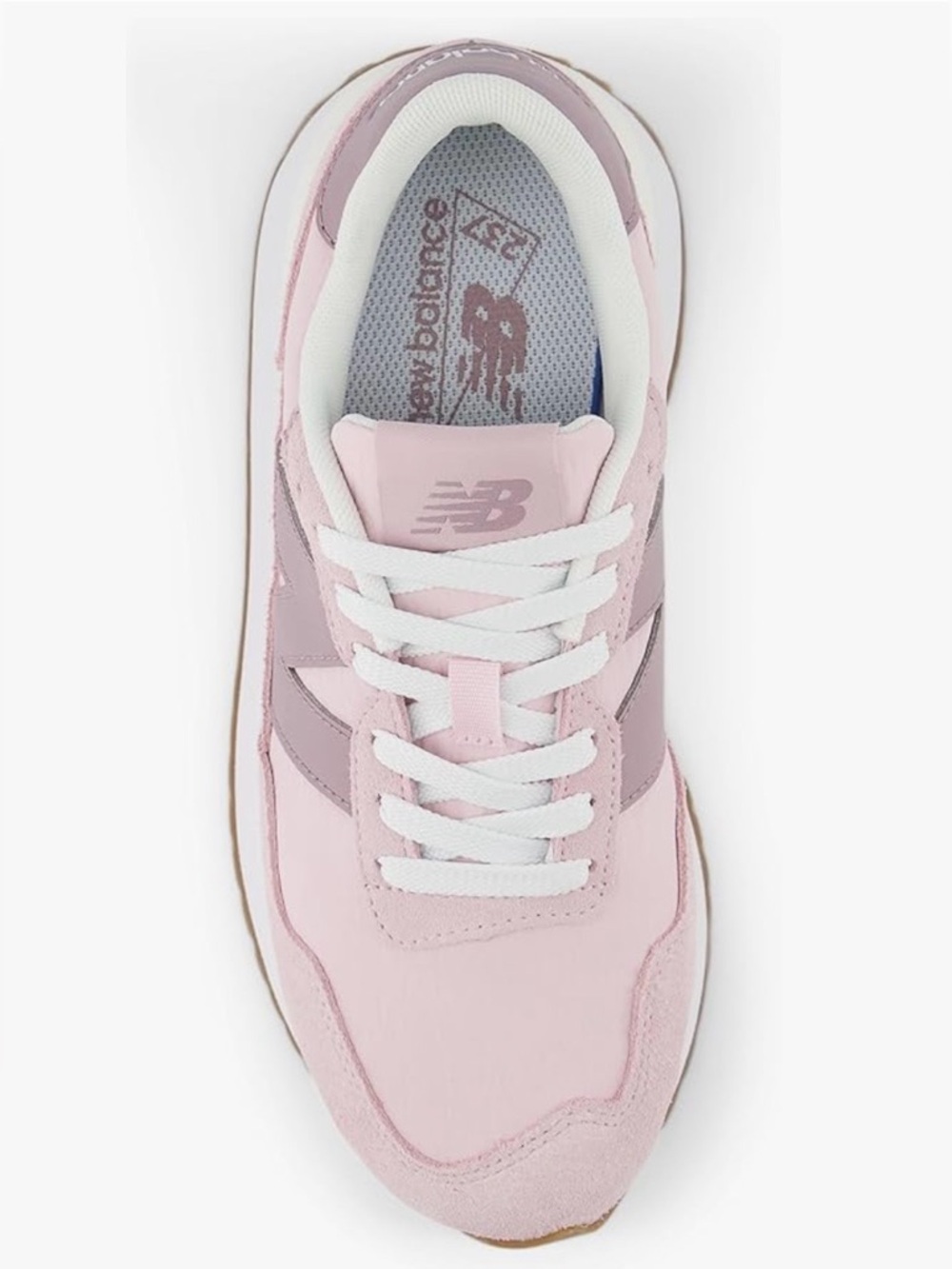 New Balance Women's 237 V1 Sneaker, Rose Sugar/Ice Wine, Size 8 - Picture 6 of 9